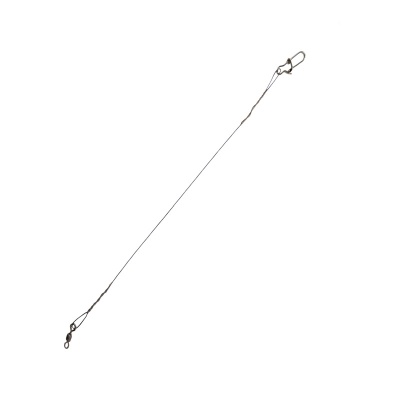 Поводок FLAGMAN Titanium Wire 5кг 14см 0,20мм 2шт