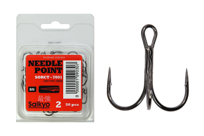 Крючки Saikyo тройн.7001BN №  2 (5шт)