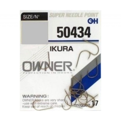 Крючок OWNER Ikura brown №8 17шт