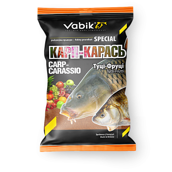 Прикормка Vabik SPECIAL Карп-Карась Тутти-Фрутти 1кг