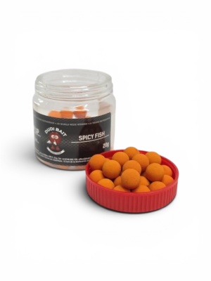 Насадочные бойлы Dudi Bait Pop Up Spicy Fish, 10mm