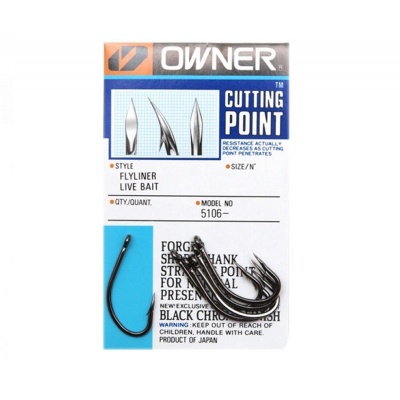 Крючок OWNER Flyliner BC №2/0 6шт