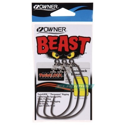 Крючок OWNER Beast With Twist Lock BC №4/0 3шт
