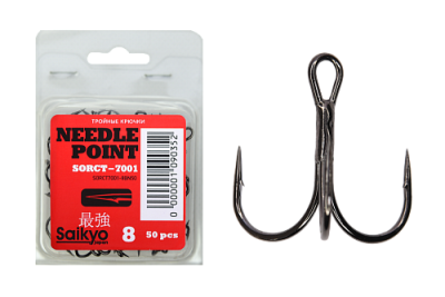 Крючки Saikyo тройн.7001BN №  8 (5шт)