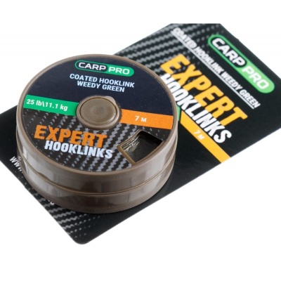Поводковый материал без оболочки CARP PRO 25LB 7M зеленый